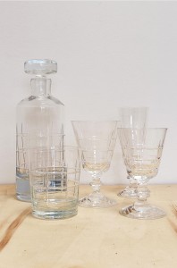 Komplet szklanek i kieliszków Monaco 25 el.