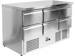 STÓŁ CHŁODNICZY 368L Z 6 SZUFLADAMI YG-05281