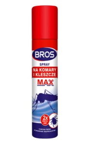 BROS Spray na komary i kleszcze MAX 90ml  