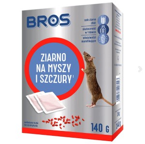 Ziarno na myszy i szczury Bros 140 g