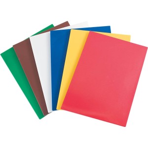 Zestaw 6 desek 450 x 300 mm Basic 6 kolorów HACCP 341410