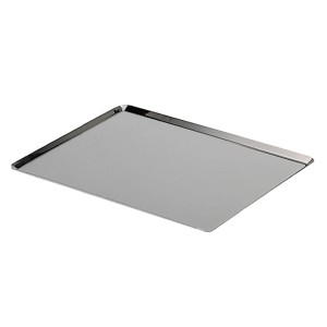 Stalowa blacha do pieczenia / serwowania - ukośne krawędzie D-3361-60