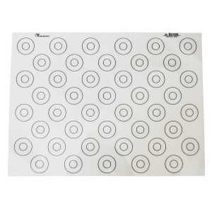 De Buyer mata silikonowa wzór makaroniki 40 x 30 cm D-4935-40