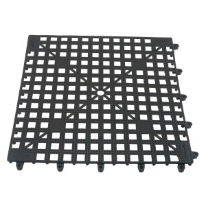 Ociekacz barmański czarny 33x33 cm T-TB10BLK