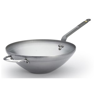 Patelnia wok Mineral 32 cm CARBONE – DE BUYER D-5618-32