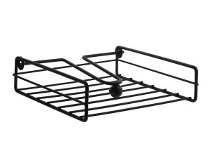 Serwetnik stojak na serwetki metalowy druciany duży CZARNY