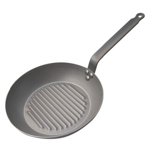 Patelnia okrągła grillowa śr. 30 cm CARBONE PLUS - DE BUYER D-5530-30