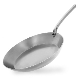 Patelnia okrągła z uchwytem wentylowanym śr. 32 cm CARBONE PLUS - DE BUYER D-5130-32