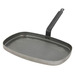 Patelnia prostokątna grillowa CARBONE PLUS - DE BUYER D-5540-38