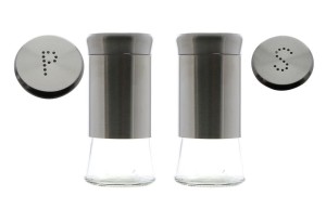 Szklany pojemnik solniczka pieprzniczka 11 cm mix S lub P