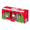 Krosno szklanki dekorowane świąteczne 500 ml God Jul (3szt)