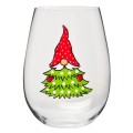 Krosno szklanki dekorowane świąteczne 500 ml God Jul (3szt)