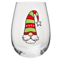 Krosno szklanki dekorowane świąteczne 500 ml God Jul (3szt)