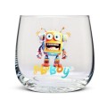 Krosno szklanki dekorowane Robofamily 250ml (3szt)