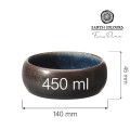 miska-goro-brown-blue-140mm-niebieski-2.jpg