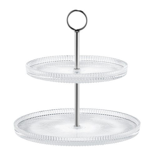 Patera dwupoziomowa Curly 24 cm srebrna3.jpg