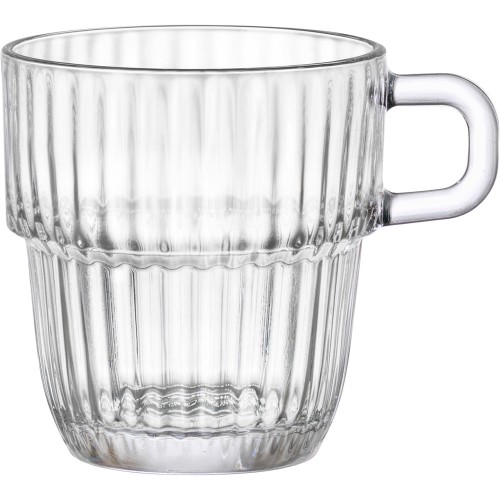 Filiżanka szklana do kawy, herbaty, Barshine, V 0.250 l 400245