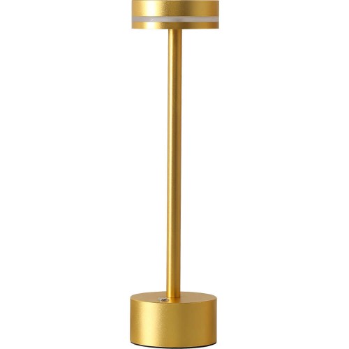 Lampka stołowa LED, złota, bezprzewodowa, H 320 mm 694322