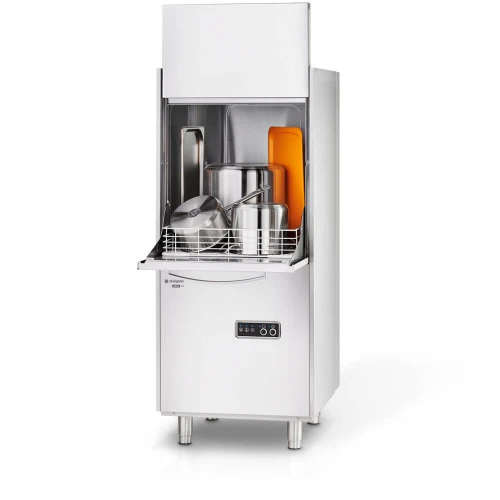 Zmywarka do garnków i tac, dozownik płynu myjącego, pompa zrzutowa, pompa wspomagająca płukanie, P 12.2 kW, U 400 V 805025