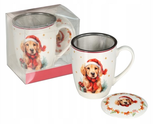 CR3-S1 LIVELLO Kubek 350ml z zaparzaczem PIES