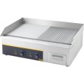 Płyta grillowa 1/2 gładka, 1/2 ryflowana, Gredil, P 3.5 kW, U 230 V 745120