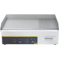 Płyta grillowa 1/2 gładka, 1/2 ryflowana, Gredil, P 3.5 kW, U 230 V 745120