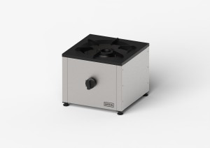 Taboret gazowy pojedynczy, 450x450, 7.5 kW, G20/20 mbar, Gredil 773071