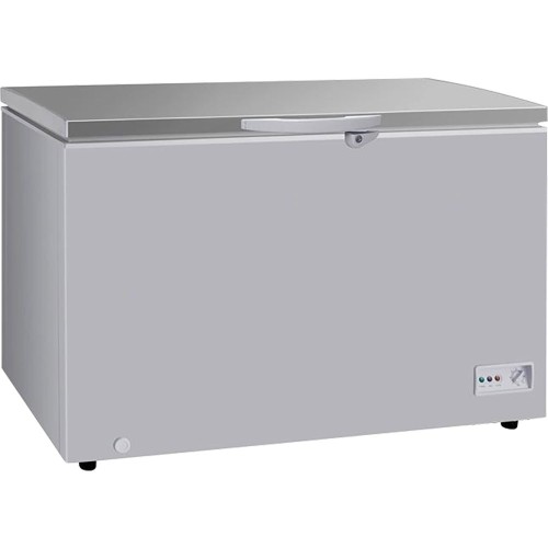Zamrażarka skrzyniowa z pokrywą ze stali nierdzewnej, Gredil, V 282 l 883281