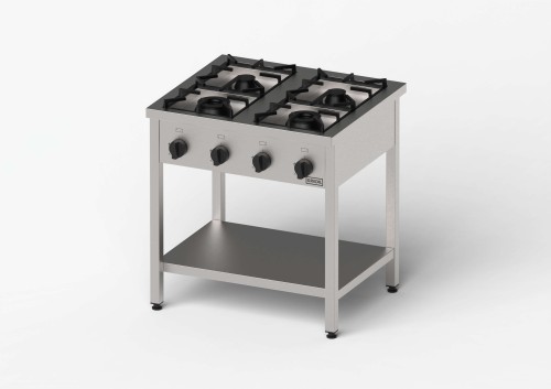Kuchnia gazowa, Gredil, skręcana, 800x700x850 mm, P 23.5 kW, G20/20 mbar 976521
