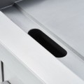 Płyta grillowa elektryczna, ryflowana, Gredil, 400x700x850 mm, P 4.0 kW, U 400 V 977302
