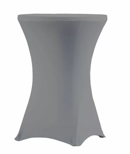 VERLO Pokrowiec na stół koktajlowy 80 cm szary V-C80-G