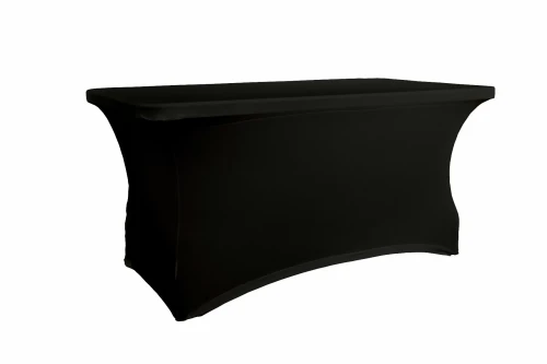 VERLO Pokrowiec na stół prostokątny 150 x 76 cm czarny V-P150-K