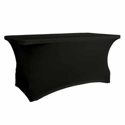 VERLO Pokrowiec na stół prostokątny 180 x 75 cm czarny V-P180-K