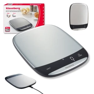 Waga kuchenna LED, 10 kg dokładność 1 g, USB-C, tarowanie, Klausberg KB7936