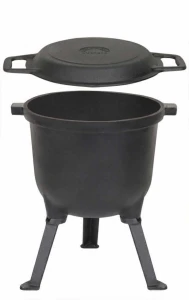 Kociołek żeliwny myśliwski na pieczonki 11l MK205 Rossner grill