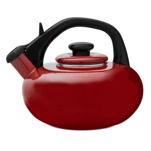 Czajnik emaliowany Forchetto Luna Rosso 2,5l czerwony