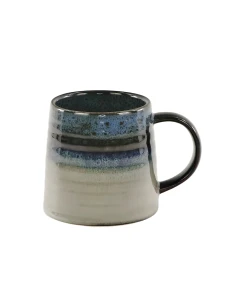 OMBRES  kubek 400ml granatow szary ceramiczna linia