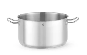 Garnek średni bez pokrywki, HENDI, Kitchen Line, 9,4L, ⌀280x(H)155mm 837733