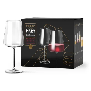 Kieliszki do wina czerwonego Bohemia MARY  600 ml 6 szt.