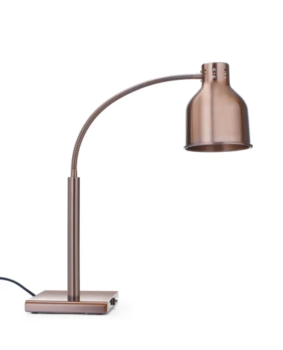 Lampa do podgrzewania potraw, giętka, HENDI, miedziany, 230V/250W, 268x203x(H)660mm 273753