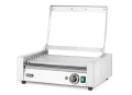 Podgrzewacz rolkowy do parówek jednostrefowy, z energooszczędną pokrywą, HENDI, 9 rolek, 230V/790W, 566x450x(H)259mm 268643