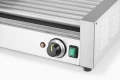 Podgrzewacz rolkowy do parówek jednostrefowy, z energooszczędną pokrywą, HENDI, 9 rolek, 230V/790W, 566x450x(H)259mm 268643