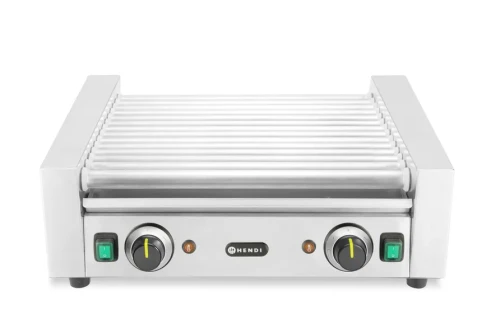 Podgrzewacz rolkowy do parówek dwustrefowy, HENDI, 14 rolek, 230V/1230W, 566x640x(H)192mm 268667