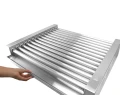 Podgrzewacz rolkowy do parówek XL - dwustrefowy, HENDI, 14 rolek, srebrny, 230V/2000W, 732x590x(H)168mm, Prostokątny 268674