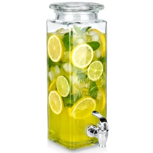 Słoik na napoje lemoniadę szklany kranem 2,3 l Vilde
