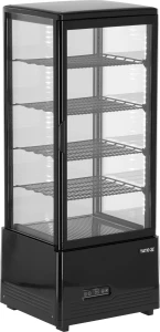 Witryna chłodnicza 98L 46x41x1120 czarna YG-05053
