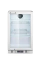 Lodówka barowa podblatowa 1-drzwiowa, Arktic, 75L, srebrny, 230V/120W, 530x500x(H)840mm 236925