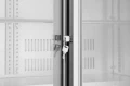 Lodówka barowa z podwójnymi drzwiami suwanymi, Arktic, 150L, srebrny, 230V/160W, 900x520x(H)840mm 236918