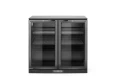Lodówka barowa 2-drzwiowa, Arktic, 158L, czarny, 230V/160W, 900x530x(H)870mm 236895
