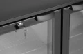 Lodówka barowa 2-drzwiowa, Arktic, 158L, czarny, 230V/160W, 900x530x(H)870mm 236895